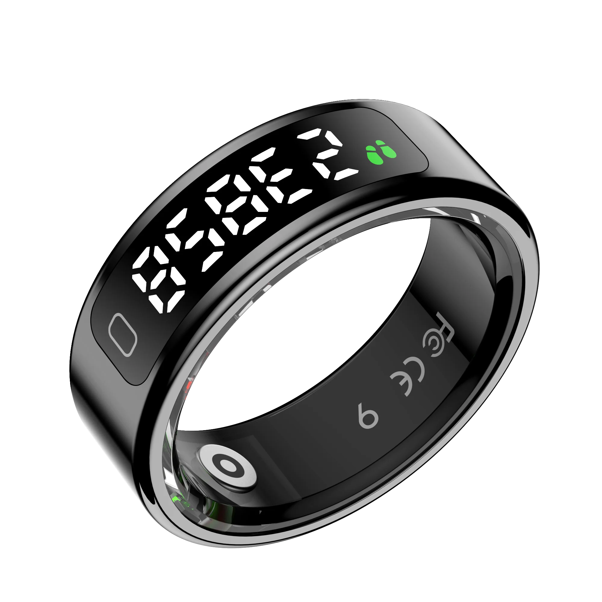 

XIZON Smart Ring for iphone & Android,Heart Rate,Blood Oxygen,Step Tracker,Sleep Monitoring,No Subscription Fee,