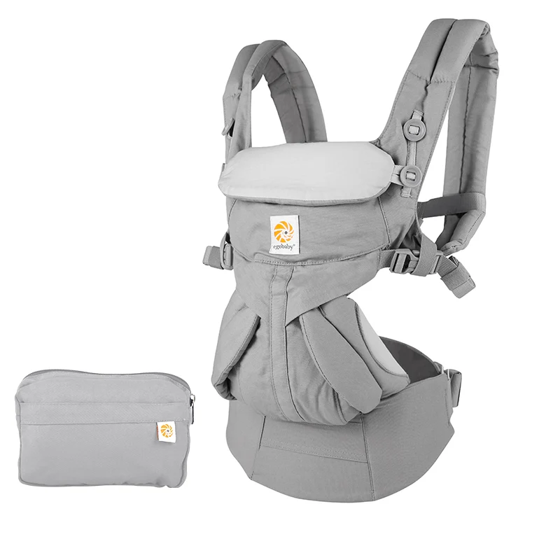 Portabebés ergonómico adaptable, mochila de algodón orgánico, ajustable, todas las etapas, 0 a 48 meses