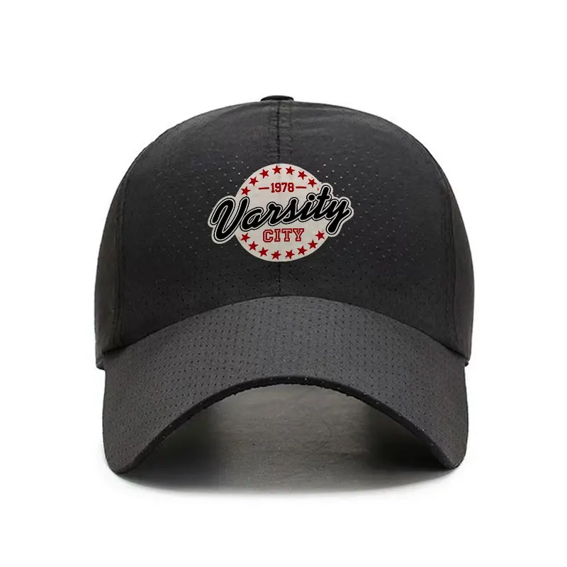 Varsity City 1978 Quick Dry Baseball Cap Breathable Sports Hat for Men Women