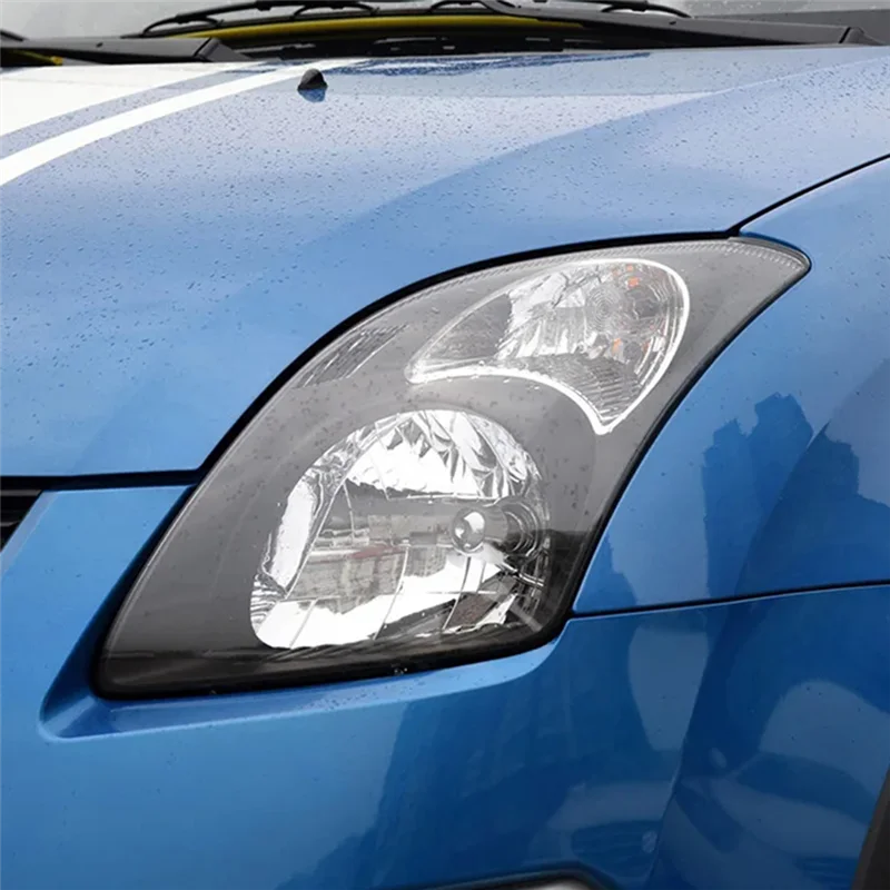 

BB-1Pair Front Headlight Lens Cover Lampshade Shell For Suzuki Swift 2005-2016 Transparent Lights Glass Replacement Shell