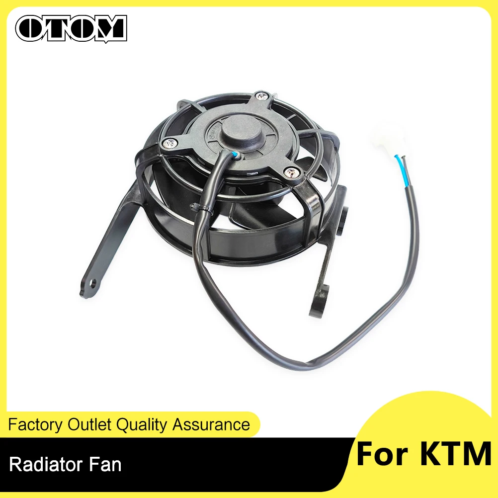 OTOM Motorcycle Cooling Radiator Fan For KTM HUSQVARNA TE FE EXC EXCF XCW 125 150 250 300 350 450 500 2017-2023 Oil Cooler