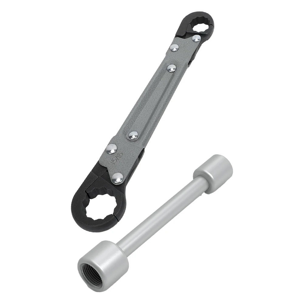 Pipe Wrench Tool 9inch Double Head Wrench Precision Fit Compact Design Easy To Operate Lightweight Construction