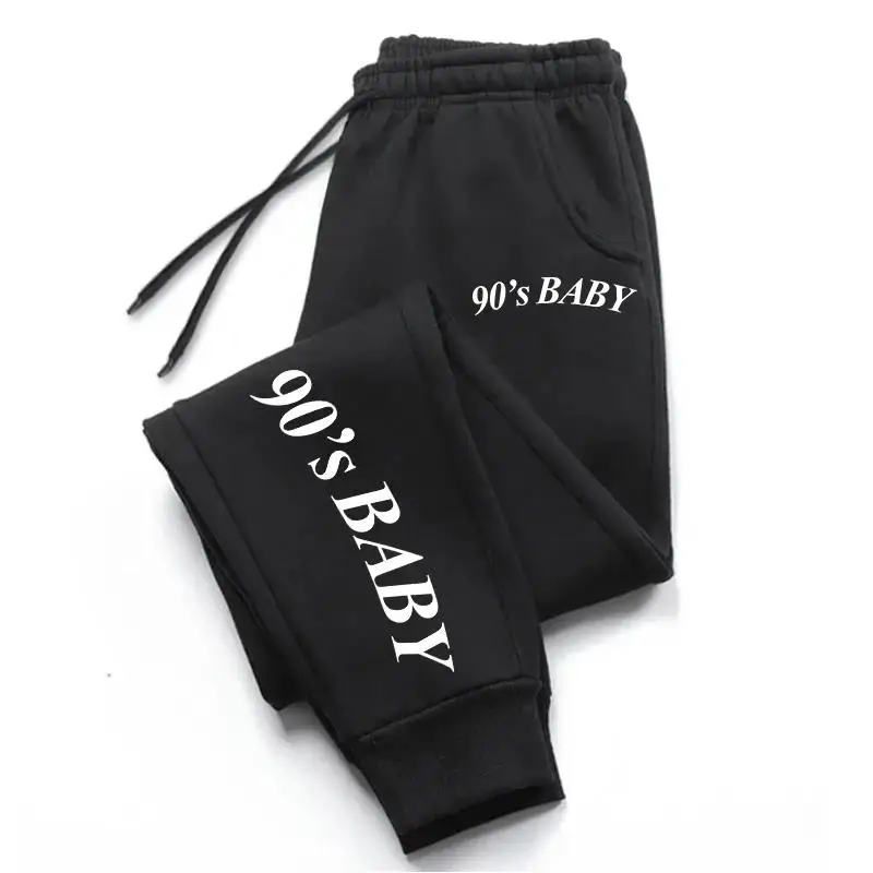 Spodnie dresowe damskie 2025, nowy trend, jednolite, miękkie, ze sznurkiem, wysokiej jakości, codzienne, sportowe.