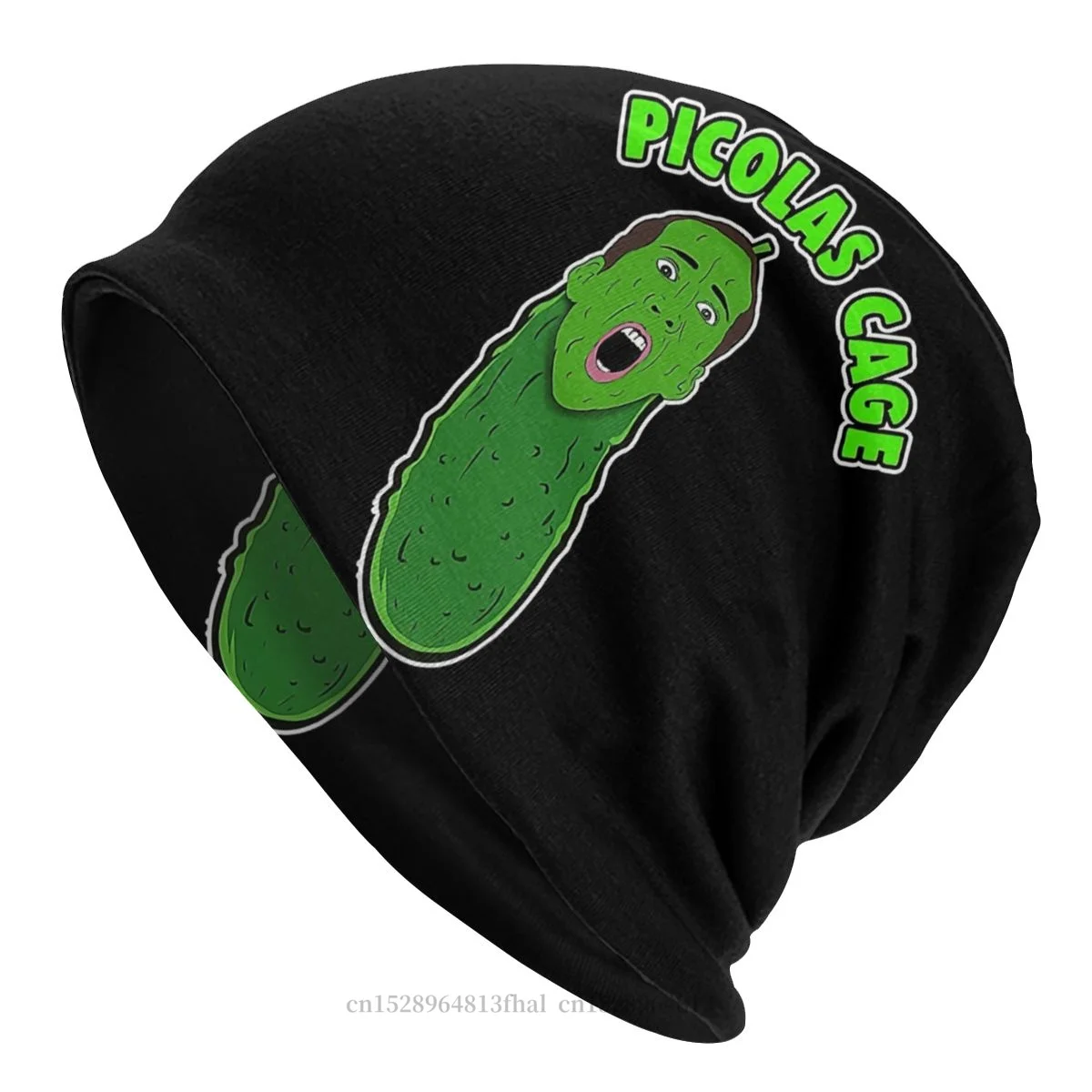 Meme Autumn Spring Beanie Hats Nicolas Cage Thin Hat Bonnet Hipster Skullies Beanies Caps Men Women's Earmuffs