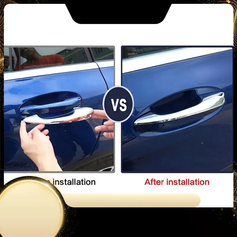 

Хромированная накладка на внешние дверные ручки с левым рулем для Mercedes Benz E Class W213 GLC X253 C Class W205, комплект аксессуаров-A74F