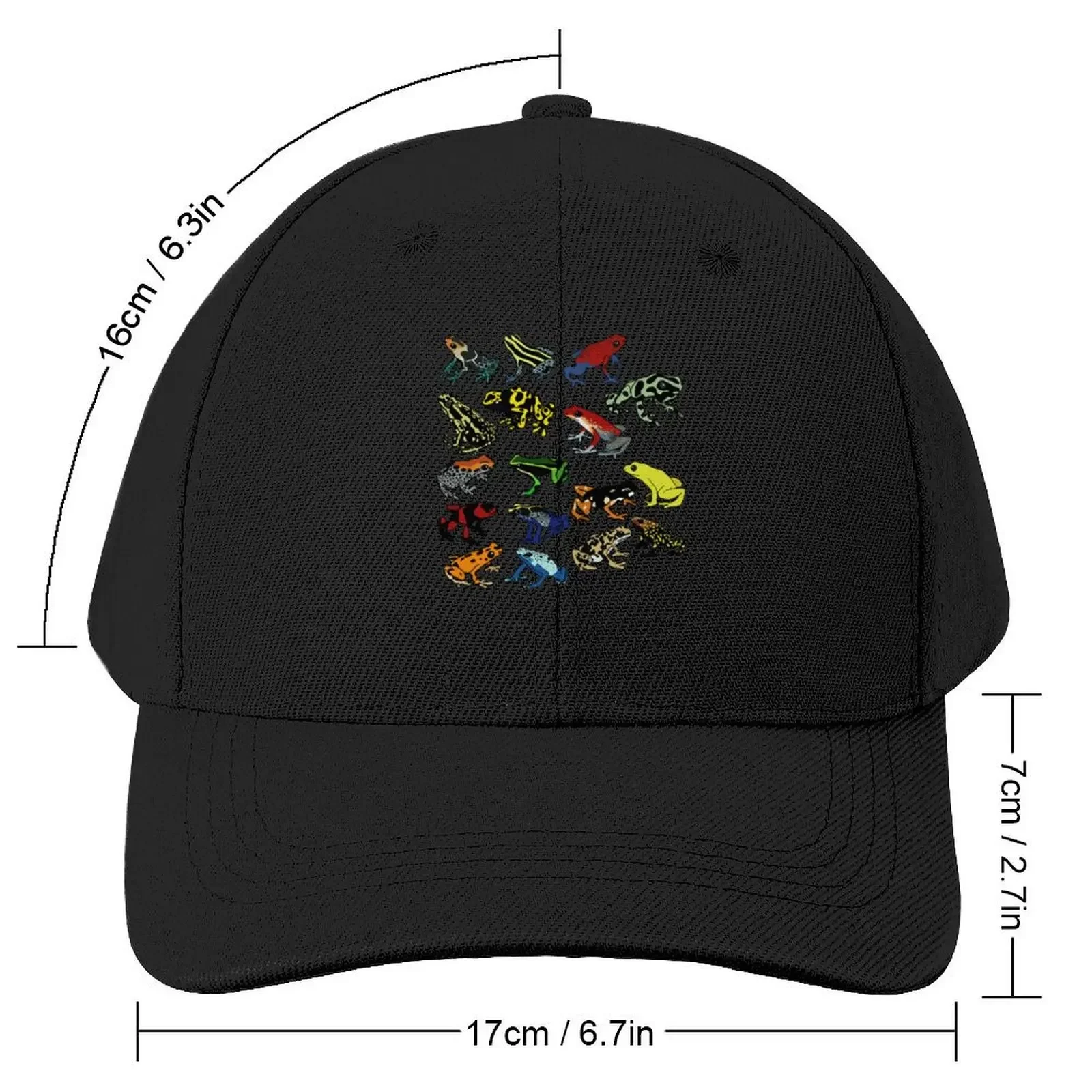 Mega poison dart frog pack Baseball Cap Golf Wear tea Hat Hats Man Women's