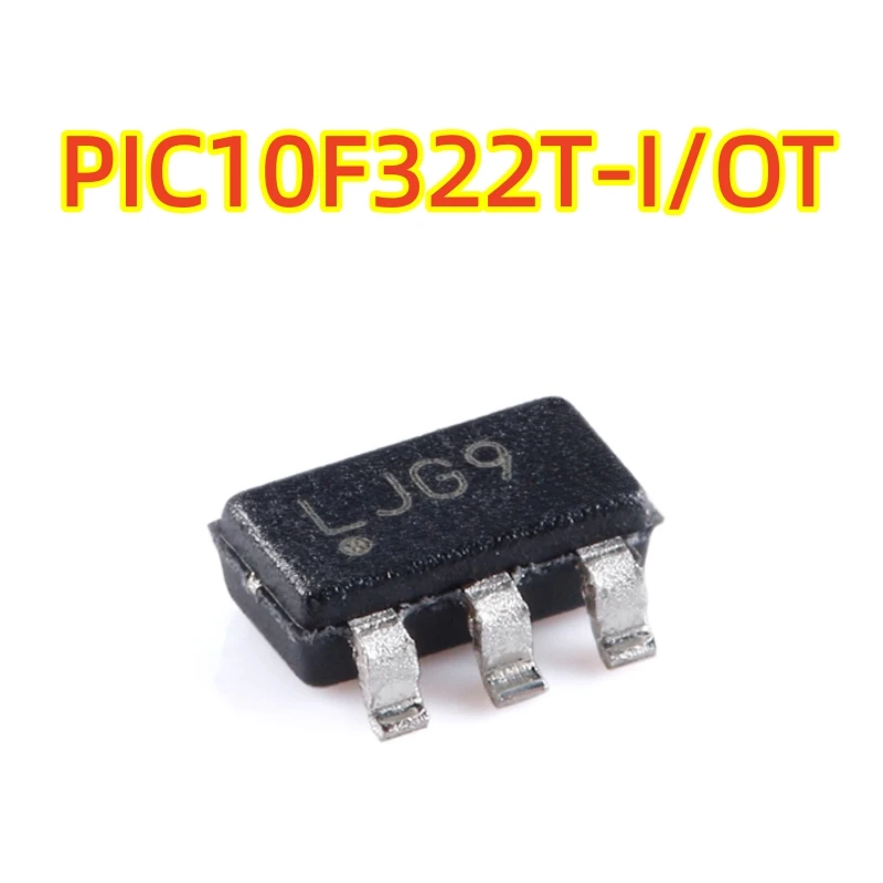 Original authentic PIC10F322T-I/OT SOT-23-6 8-bit microcontroller - MCU, 100% brand new chip