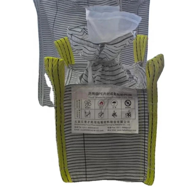 Borsa Jumbo per uso alimentare Borse Jumbo sterili Borsa Jumbo antistatica