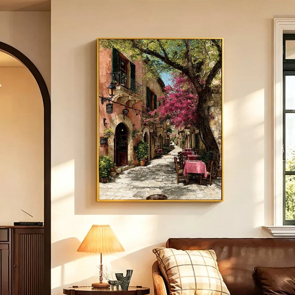 CHENISTORY Painting By Numbers On Canvas With Stretcher Decorative Number Painting Oil Landscape Picture Wall Art Stuff Interior