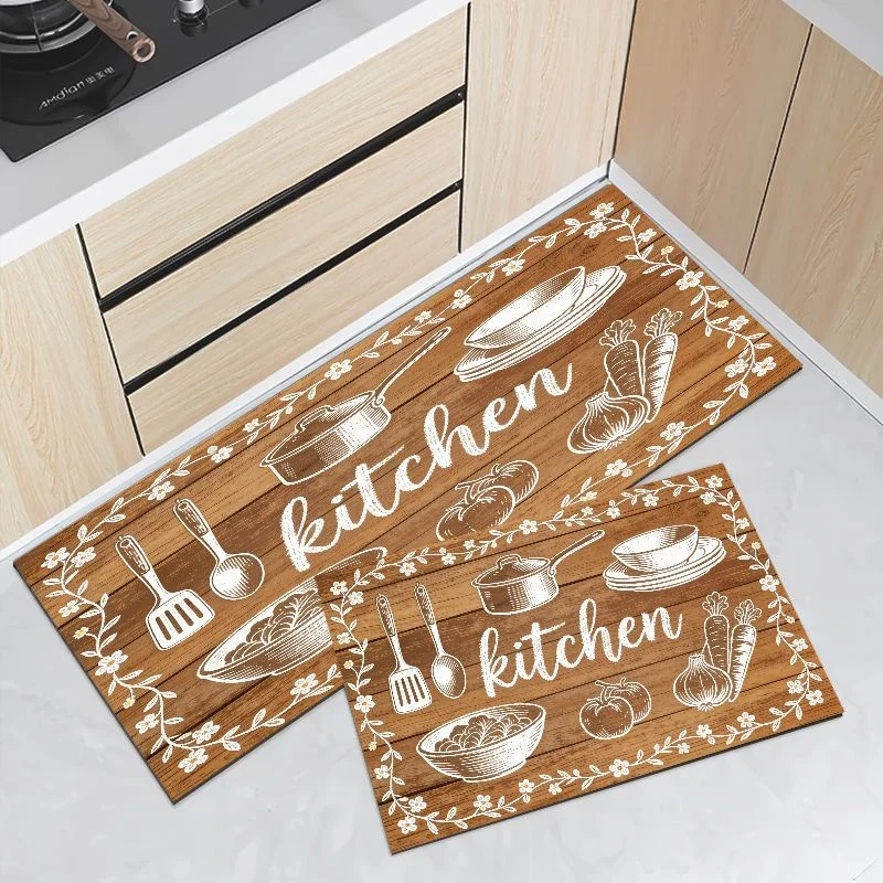سجادة مطبخ VIKAMA من الخشب الد - مراجعة Kitchen Living Baking Mats وسعره