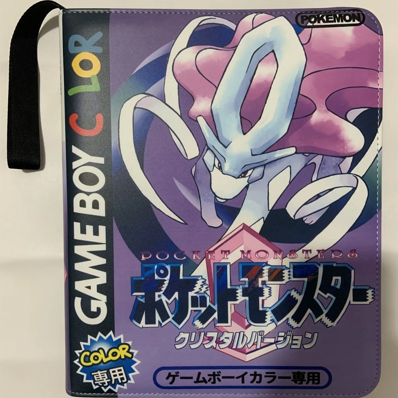 Neues GB-Kartenalbum Cartoon Anime Battle Card Booklet Reißverschluss-Ordner Kartenhalter Kartenetui Vmax Spielkartensammlung Spielzeug Geschenke