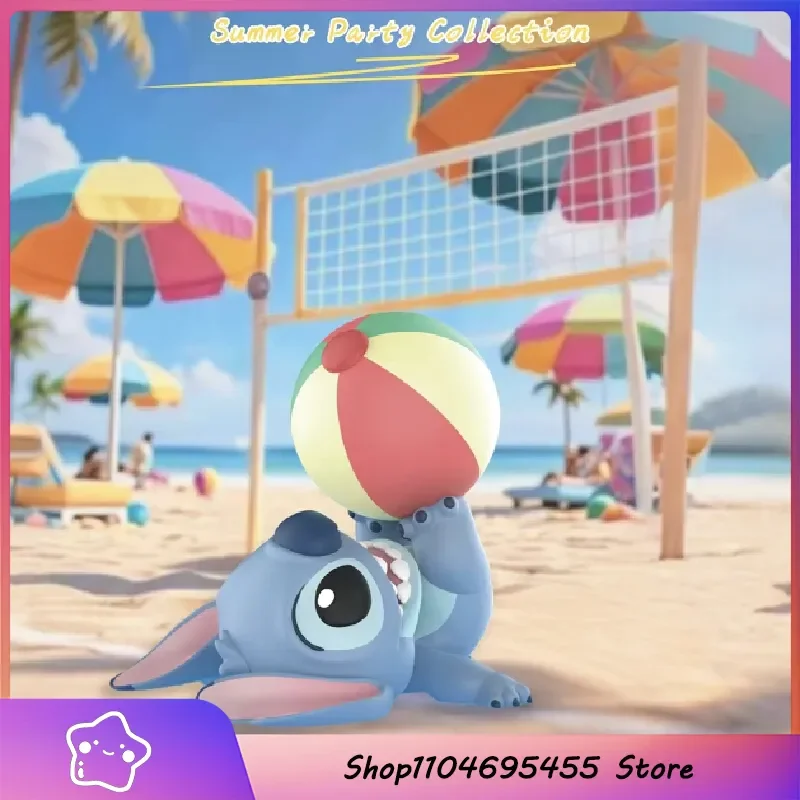 

New Genuine Stitch Summer Party Series Blind Box Trendy Toy Handmade Anime Doll Jewelry Model Ornament Toy Birthday Gift