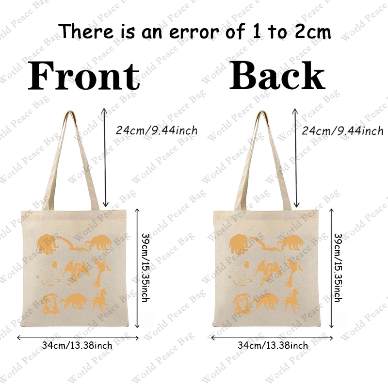 1pc Keeper Of The Lost Cities,Gift Foxfire Academy Tote Bag   patternTote Bag  Canvas Shoulder Bag,Women's Reusable Shopping Bag