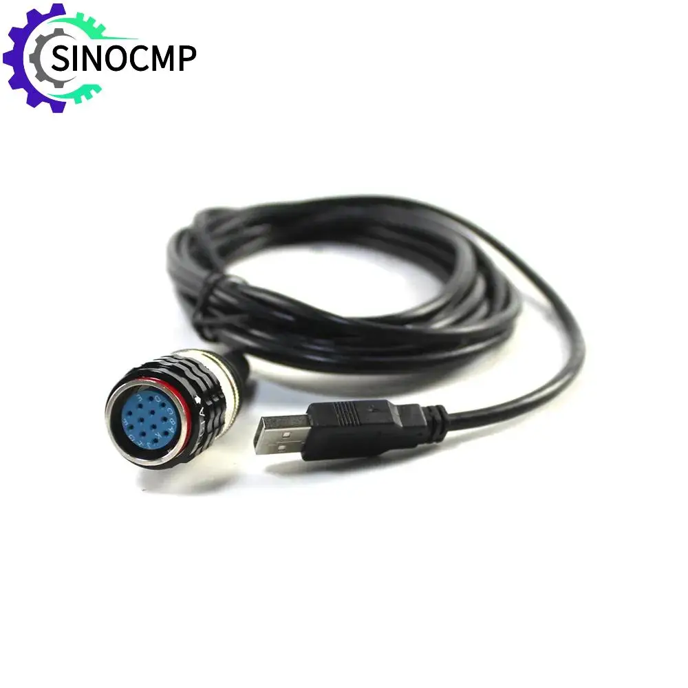 Scanner Cable Automotive USB Cable 88890305 88890313 for Volvo VOCOM 88890300 VOCOMII 88894000 Excavator Diagnostic Adapter Tool