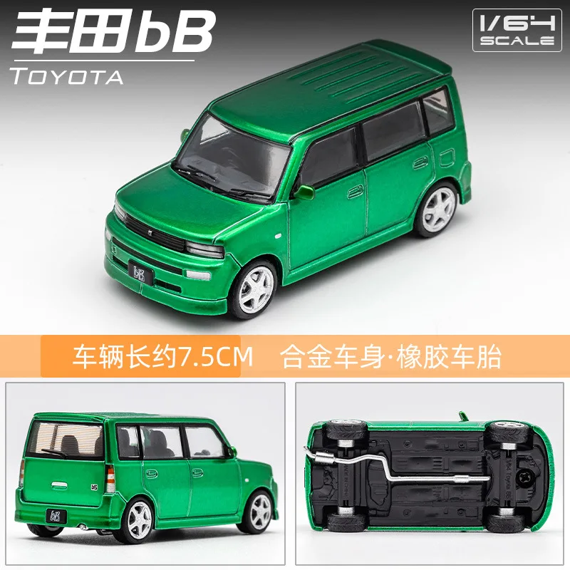 男の子用合金ミニチュアカーモデル、toyota bb、小型割合