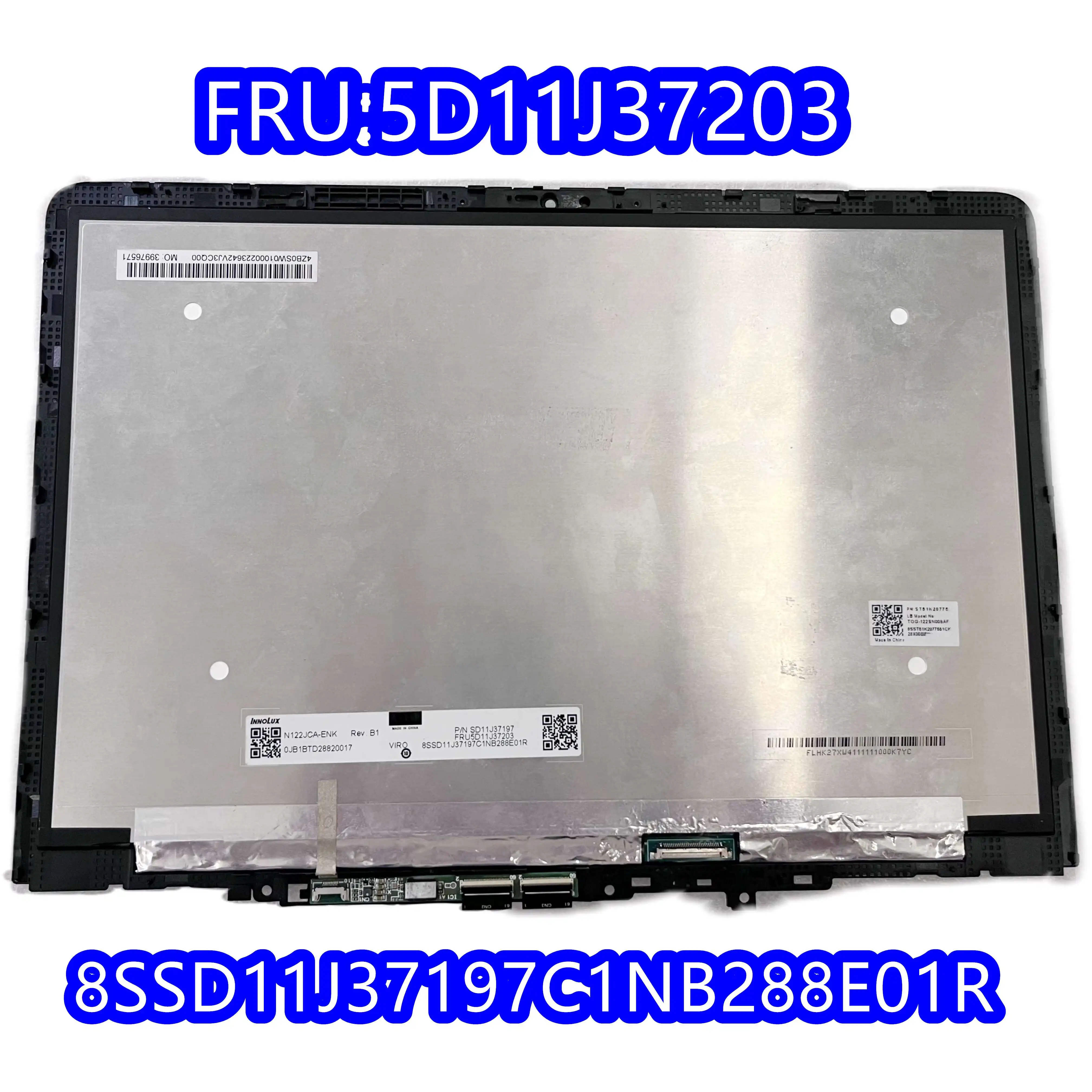 12.2inch For Lenovo 500w yoga gen4 FRU 5D11J37203 SD11J37197 8SSD11J37197C1NB288E01R LCD N122JCA-ENK touch screen