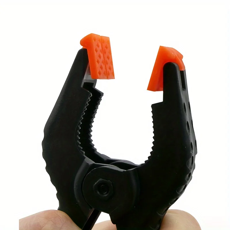4pcs Plastic Background Clip, Nylon Woodworking Clip, Fixed Clip, Spring Clip, 4-inch Small Backrest Clip, Heavy-duty image 2