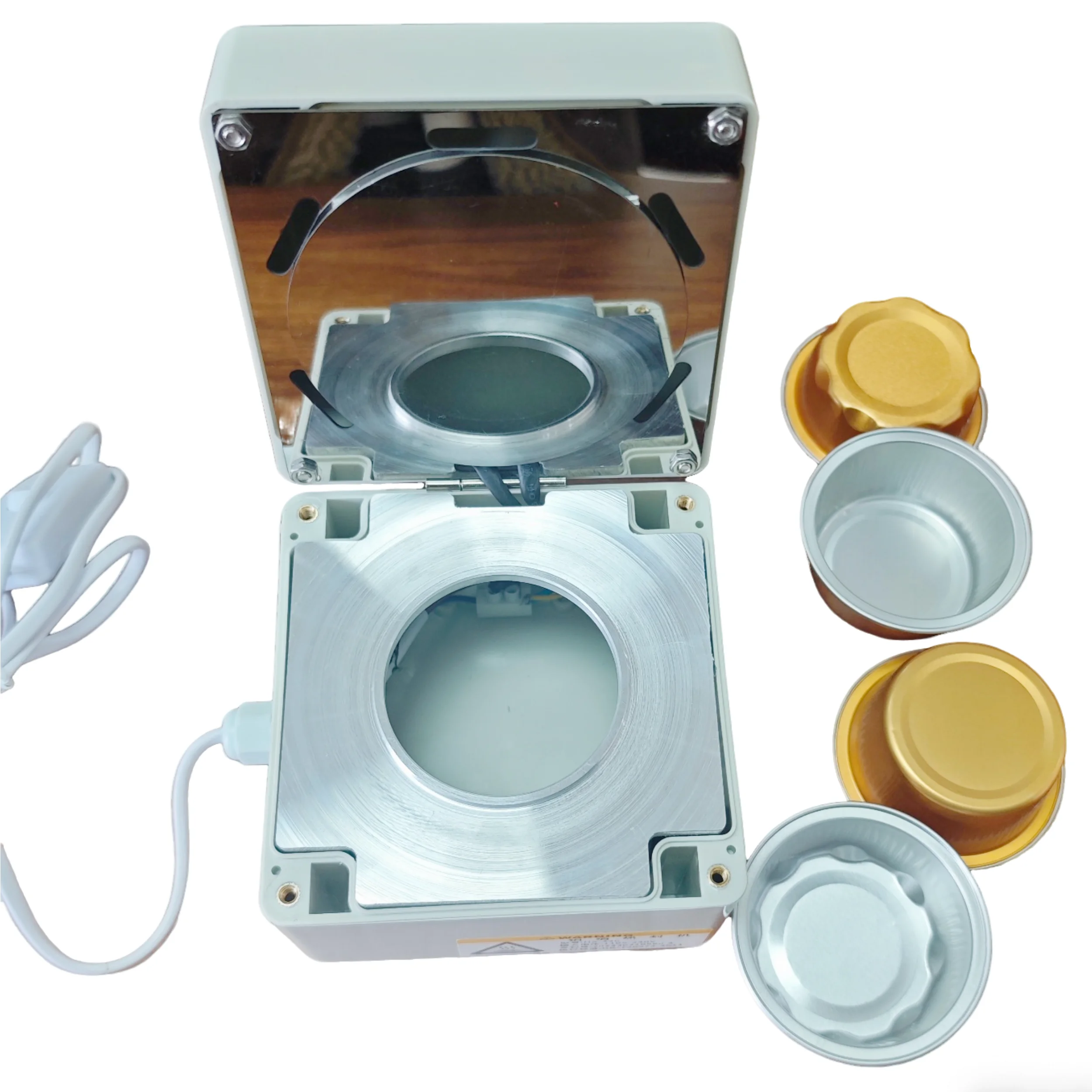 Tailored Manual Mini Sealer Plastic Aluminum Foil Container Heat Sealing Machine for Beverage & Commodity    Pod DIY