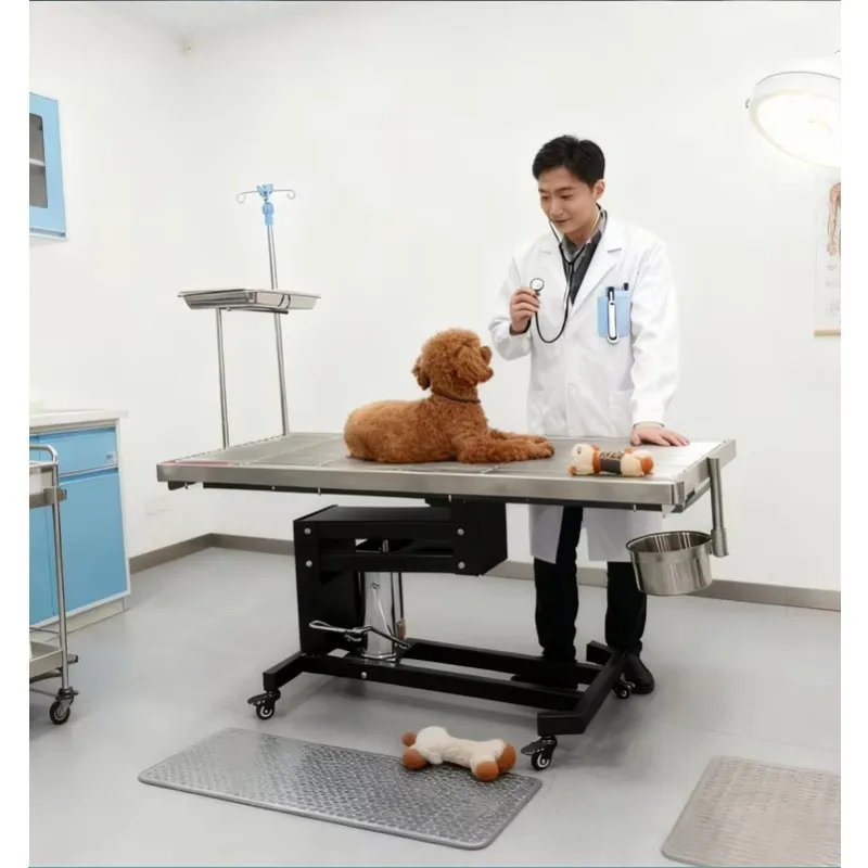 

Adjustable Stainless Steel Animal Surgical Table Electric Veterinary Operating Equipment for Pet Medical Surgery