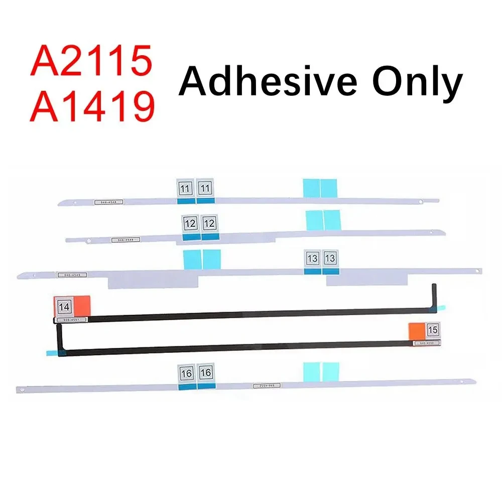 LCD Display Screen Adhesive Strip Sticker Tape + Opening Tool Kit for Apple iMac 21.5" A1418 A2116 27" A1419 A2115