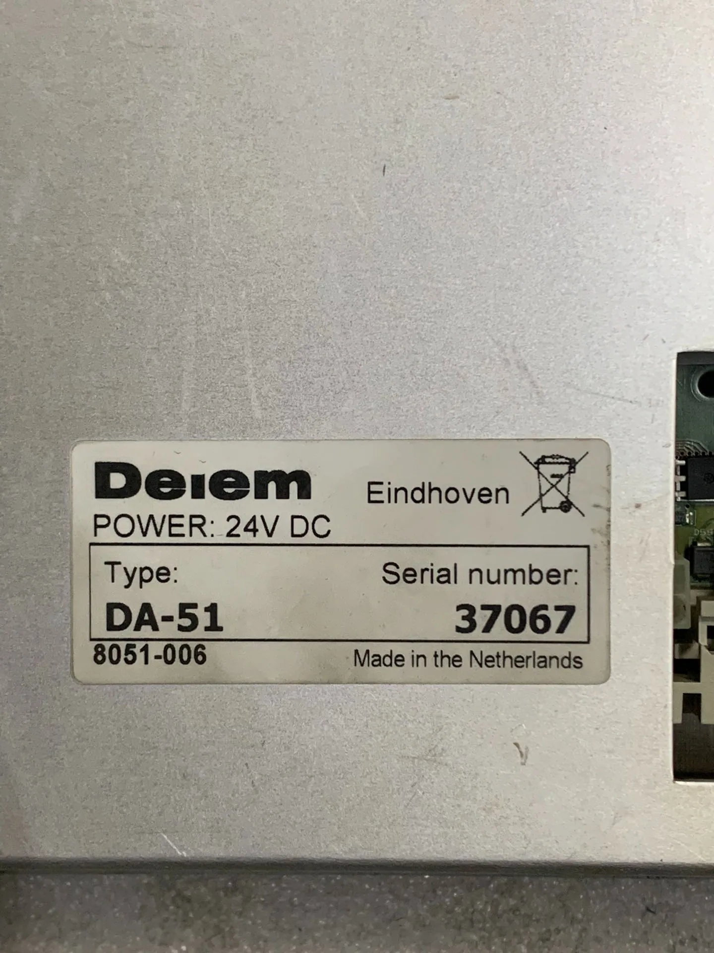 شاشة DA-51 HMI لـ Delem DA-51