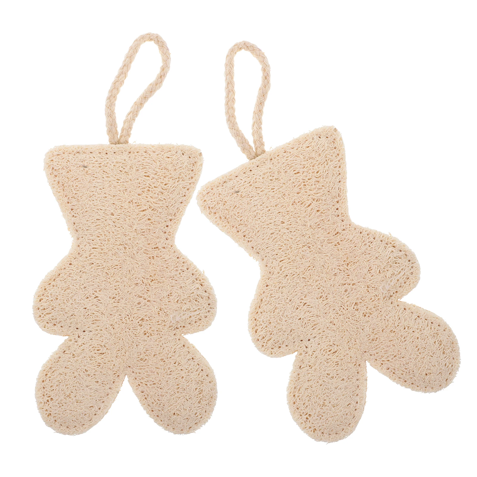 

2Pcs Loofah Bath Sponges Exfoliating Body Sponge for Shower Smooth Skin Massage Bath Tool Dead Skin Remover Shower Accessories