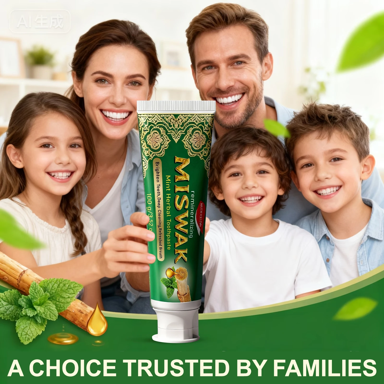 Miswak Remineralizing Mint Her - đánh giá và giá Remineralizing Toothpaste