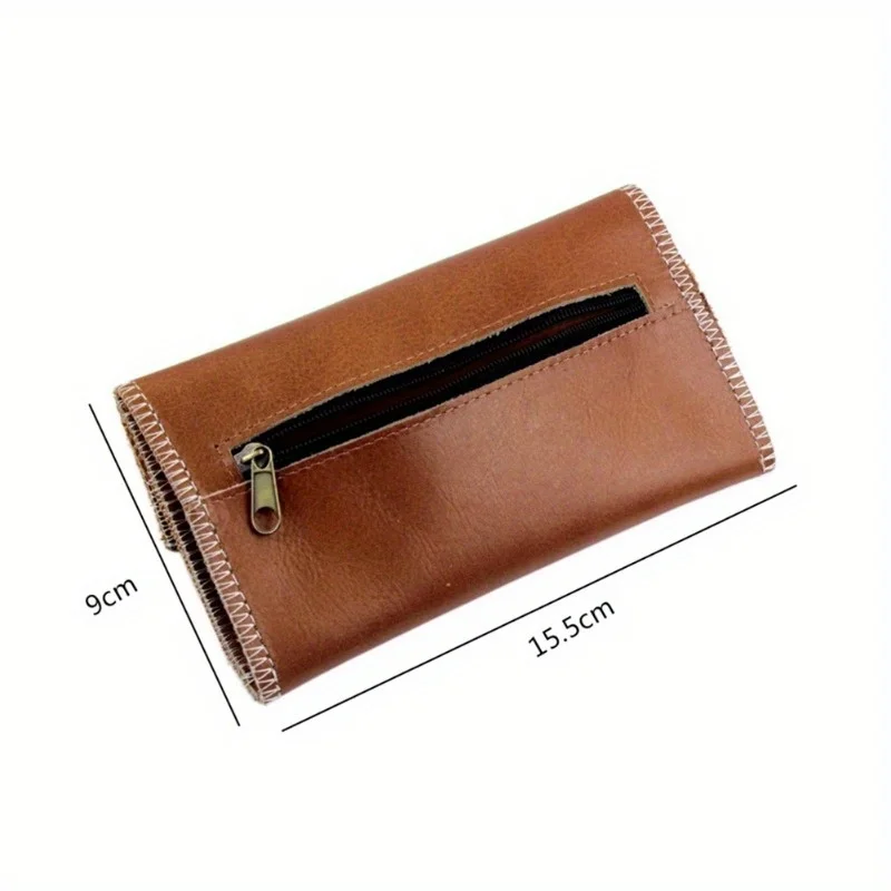 PU Leather Tobacco Pouch Bag Case Portable Cigarette Rolling Pipe Tobacco Case Wallet Bag Tip Paper Holder Bag Pouch Case