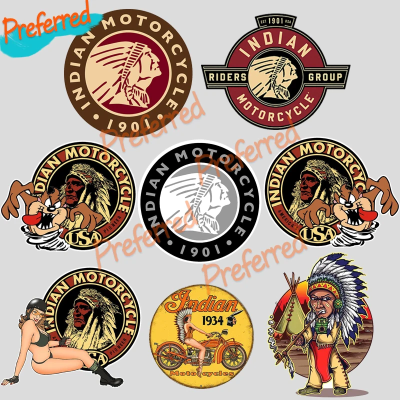 

Indian Motorcycle Taz 1934 Car Sticker Decal for Your All Cars Racing Laptop Helmet Trunk Surf Camper Window Bumper Boot