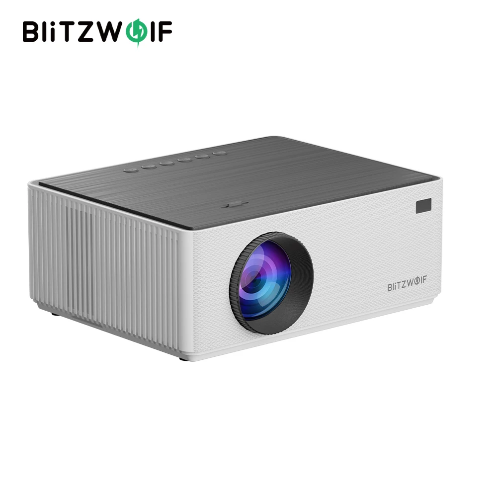 

BlitzWolf BW-V8 FHD Projector LCD LED Android 11.0 OS 480ANSI Lumens 4D Keystone Correction Dual-5G WIFI 4K Decoding Projector