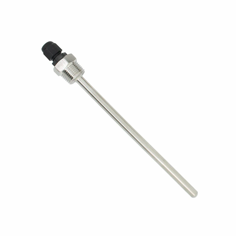 30-200mm Thermowell 1/2 BSP G Thread OD6mm Immersion Sleeve Pocket For Temperature Sensor