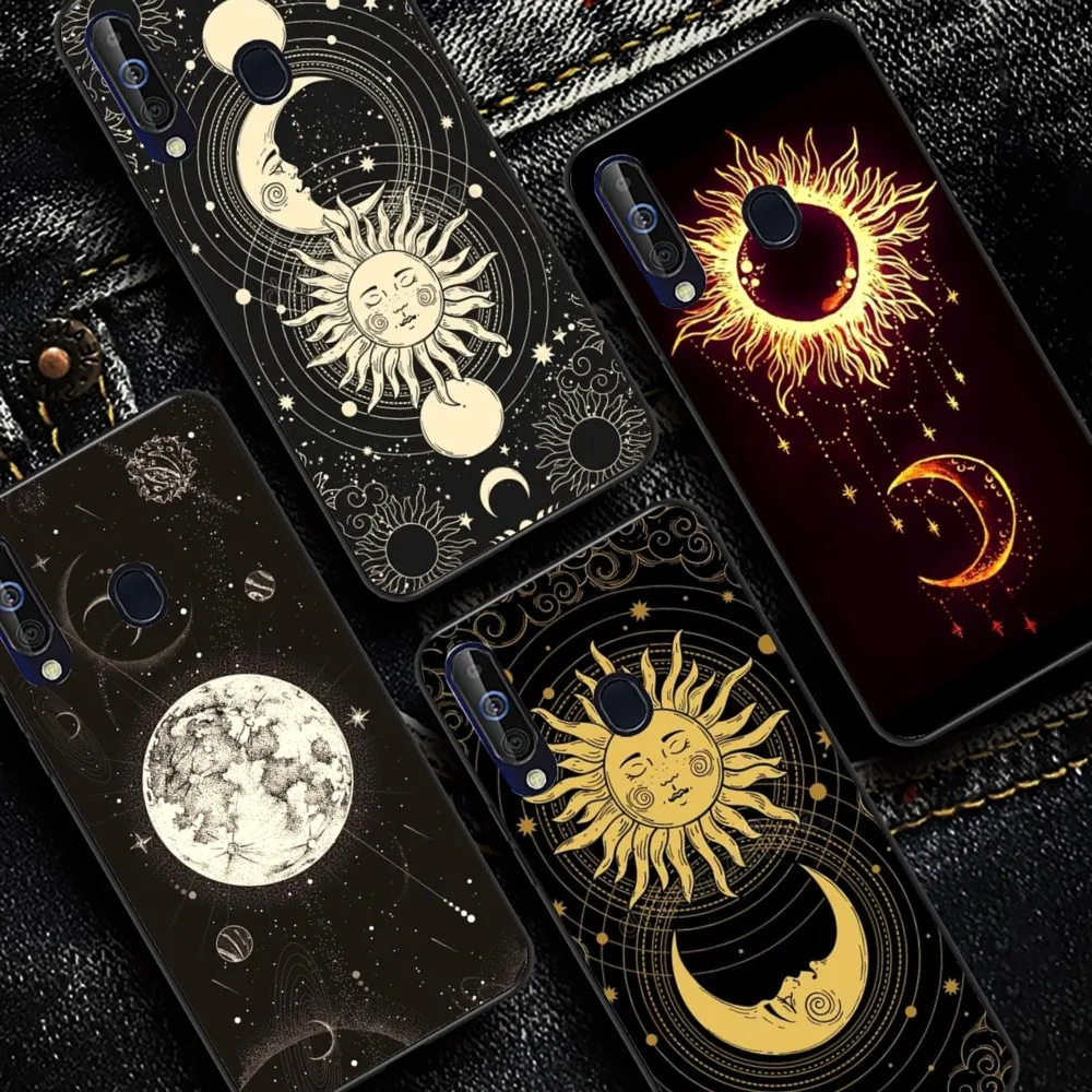 Suns Moons Clouds Astrological  Phone Case For Samsung A 10 11 12 13 20 21 22 30 31 32 40 51 52 53 70 71 72 73 91 13 shell