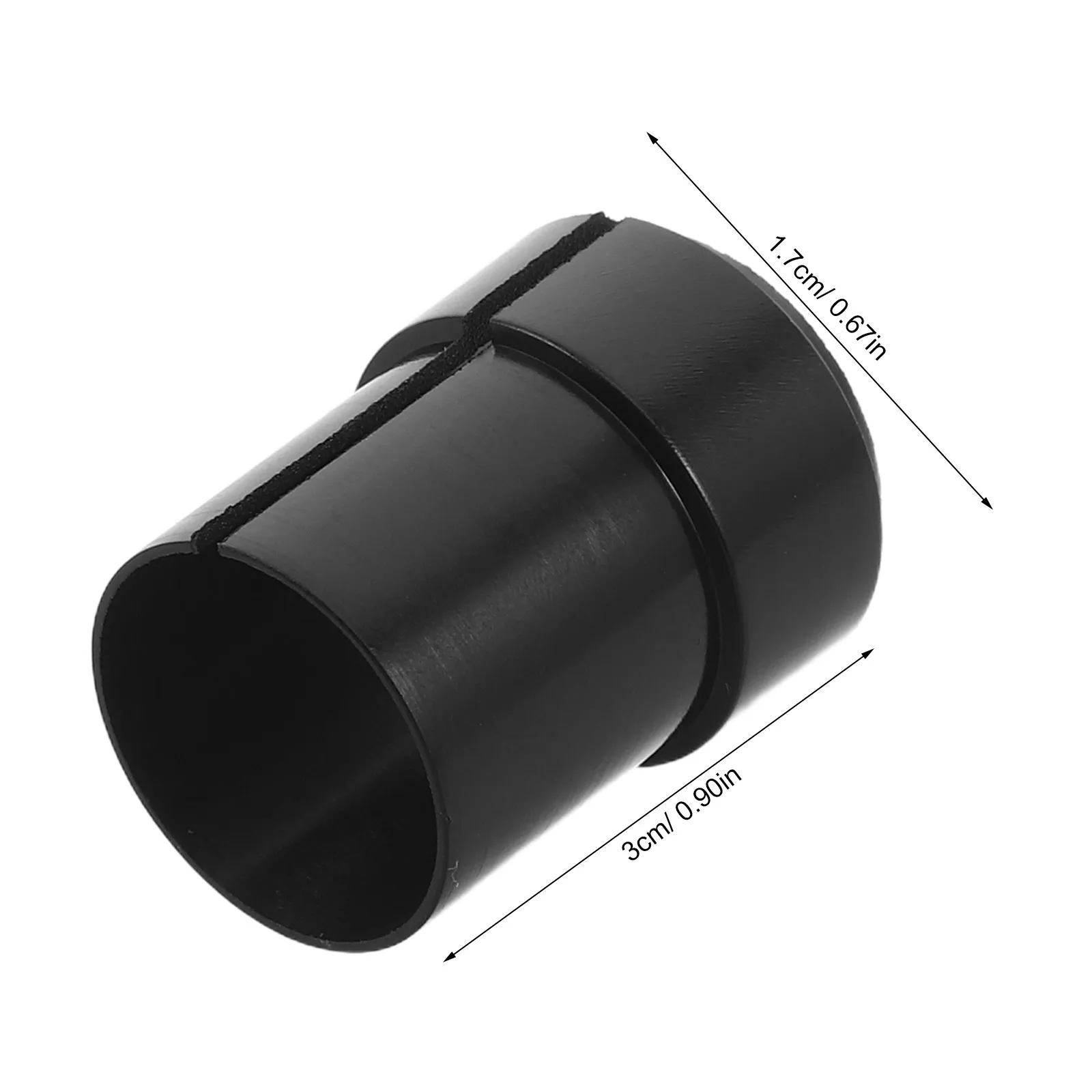 10Pcs Universal Black Plastic Mic Stand Bushing 15Mm Id Anti Vibration Short Split Sleeve for Audio Microphone Instrument Tripod