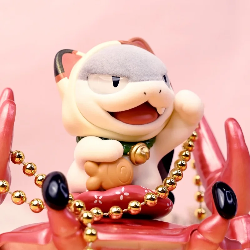 Новая анимация и комиксы Tianwen Kadokawa, серия «Я акула», кошка, слепая коробка, изысканная фигурка, украшение стола, праздничный подарок