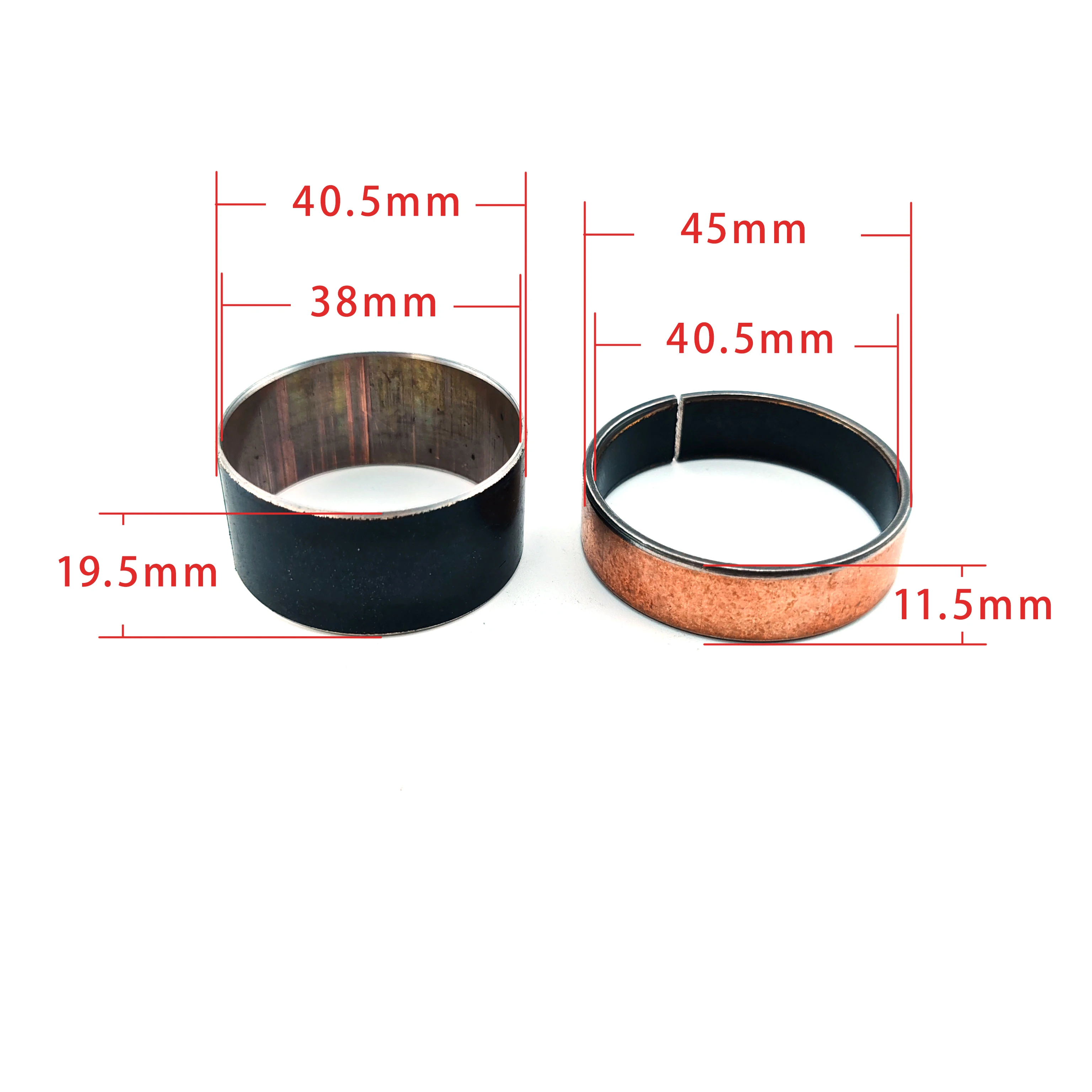For Yamaha V-STAR 1100 650 950 1300 XSR700 MT07 Shock Core Upper Lower Copper Bushing Sleeve Damper Repair Kit Moto Parts - view 2