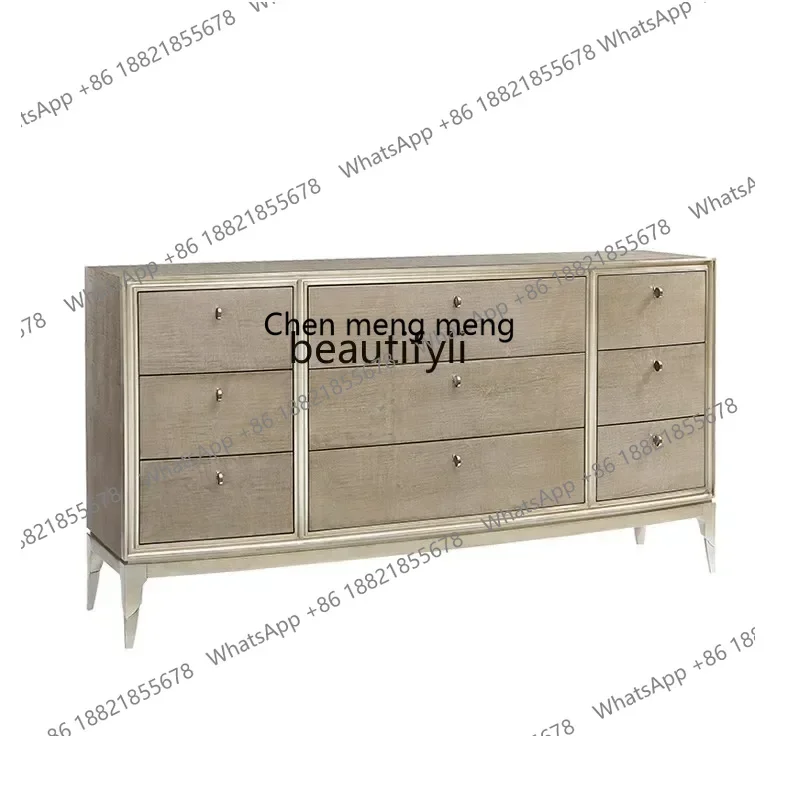 

M182 Американский светлый люксовый стиль, твердый сундук, гостиная, шкаф на крыльце, прихожая, высококачественный шкаф для хранения вещей