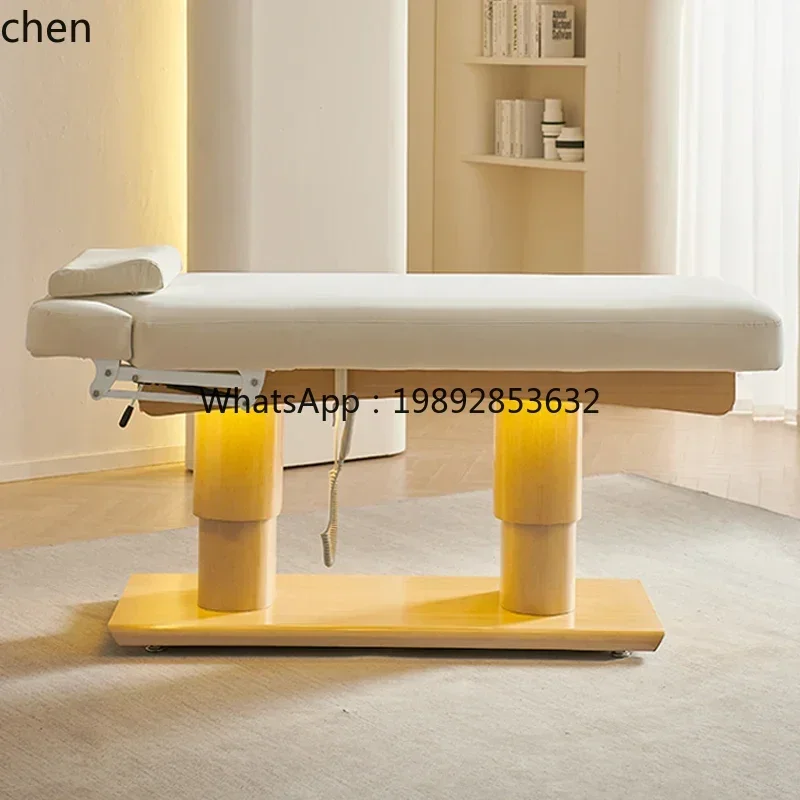 

Z12- Beauty bed massage beauty salon special solid wood latex multi-functional SPA treatment bed