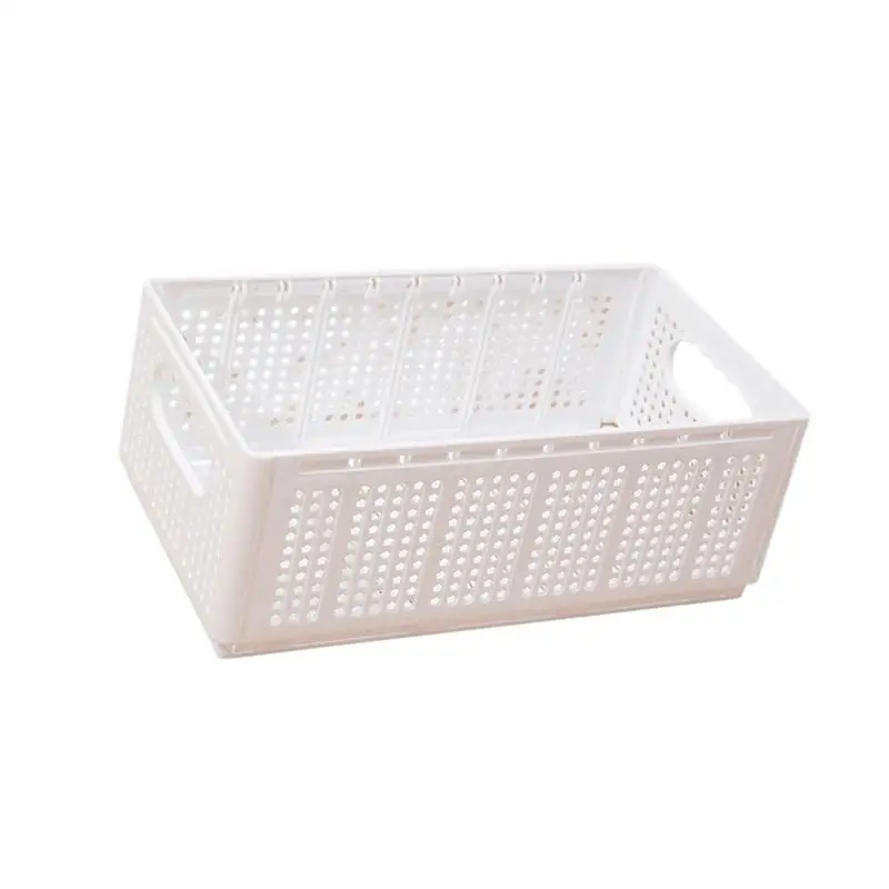 

G6KF Foldable Fabric Storage Bin With Internal Dividers Home Bathroom Organization