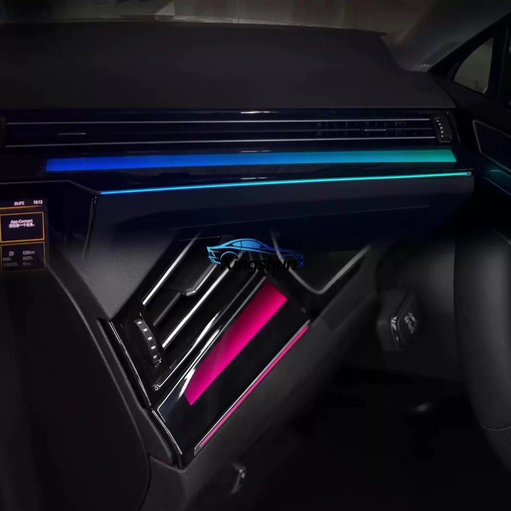 64 Colors Dynamic Ambient Light for VW Passat B8 2019-2020 Arteon Europe Car Interior Lighting Upgrade Accessories