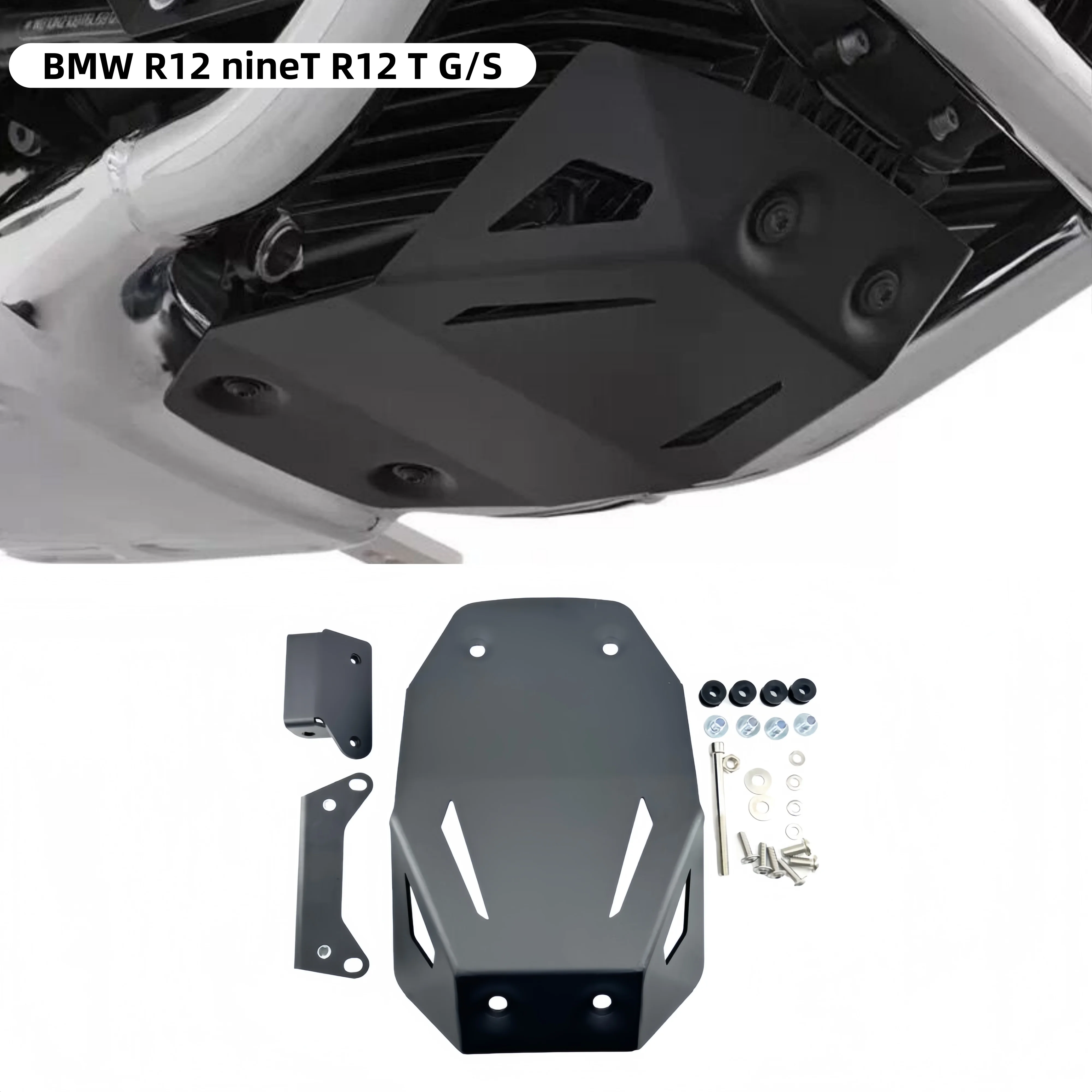 

FOR R12 Motorcycle Accessories Skid Plate Bash Frame Guard Protection Cover For BMW R12NINET R 12 NineT NINE T 2023 2024 2025-