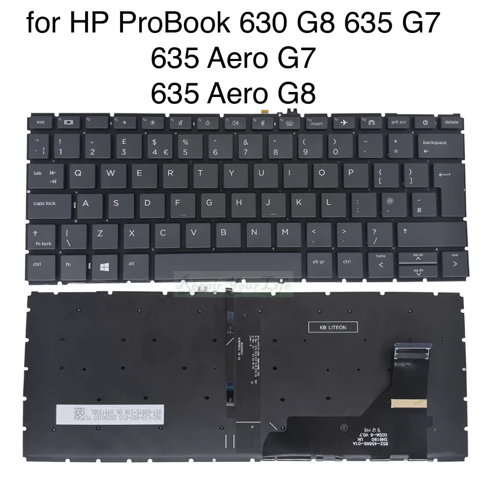 バックライト付きキーボード,hp elitebook,us,uk,PC,英語ノートブック