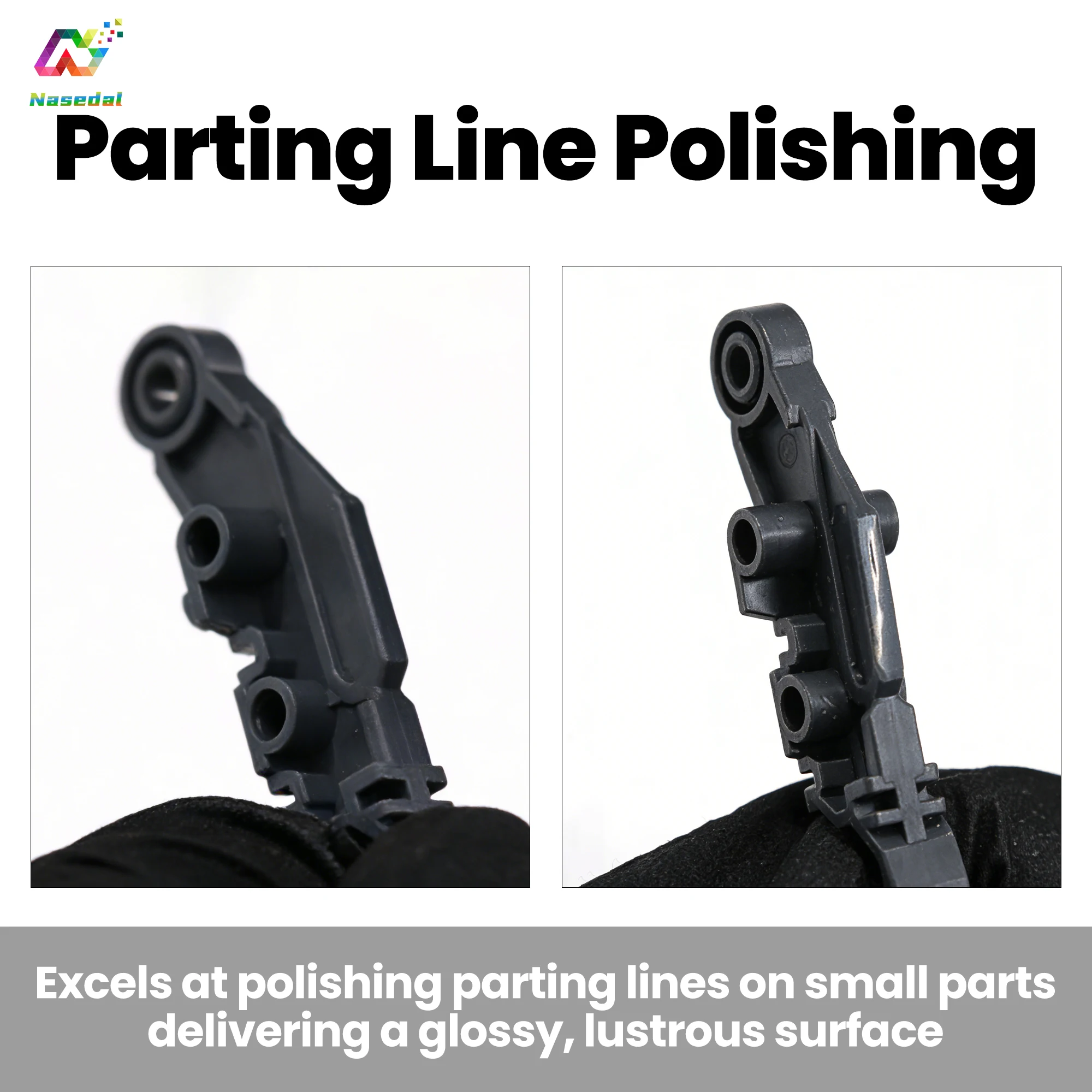 Nasedal Ultrafeine Glasfeile, waschbares Polierwerkzeug für Gunpla Resin & Militärmodelle, zum Entfernen von Nub-Rückständen und für Spiegelfinish-Politur – Detail 8