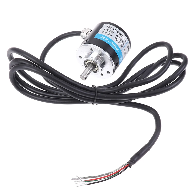 *DC 5-24V 100/200/360/400/500/600 P/R Photoelectric Incremental Rotary Encoder AB Two Phases Shaft