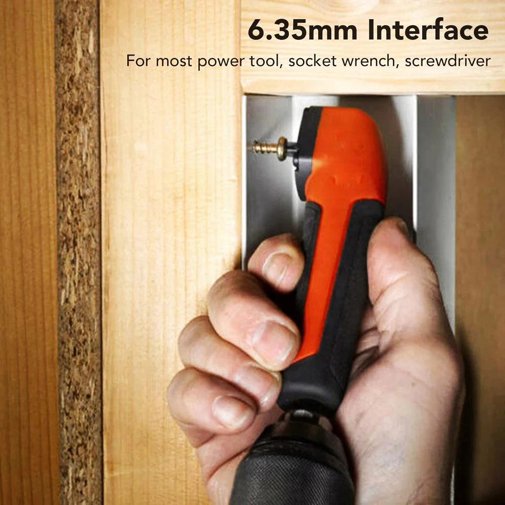 Right Angle Attachment Electric Screwdriver Repair 90 Degree Corner Device Screwdriver Socket Adapter Drill Bit Corner Adapter