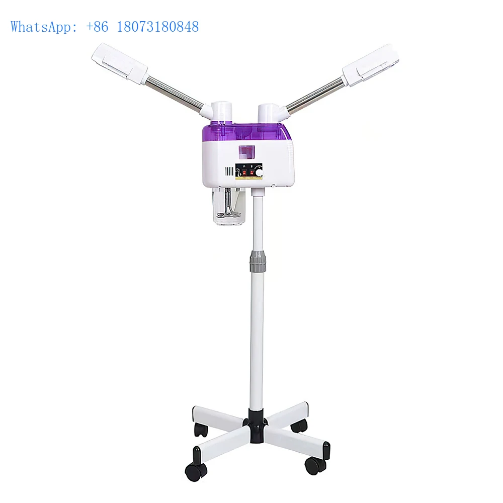 spa use Double tube hot and cold Ionic Ozone Beauty machine facial steamer