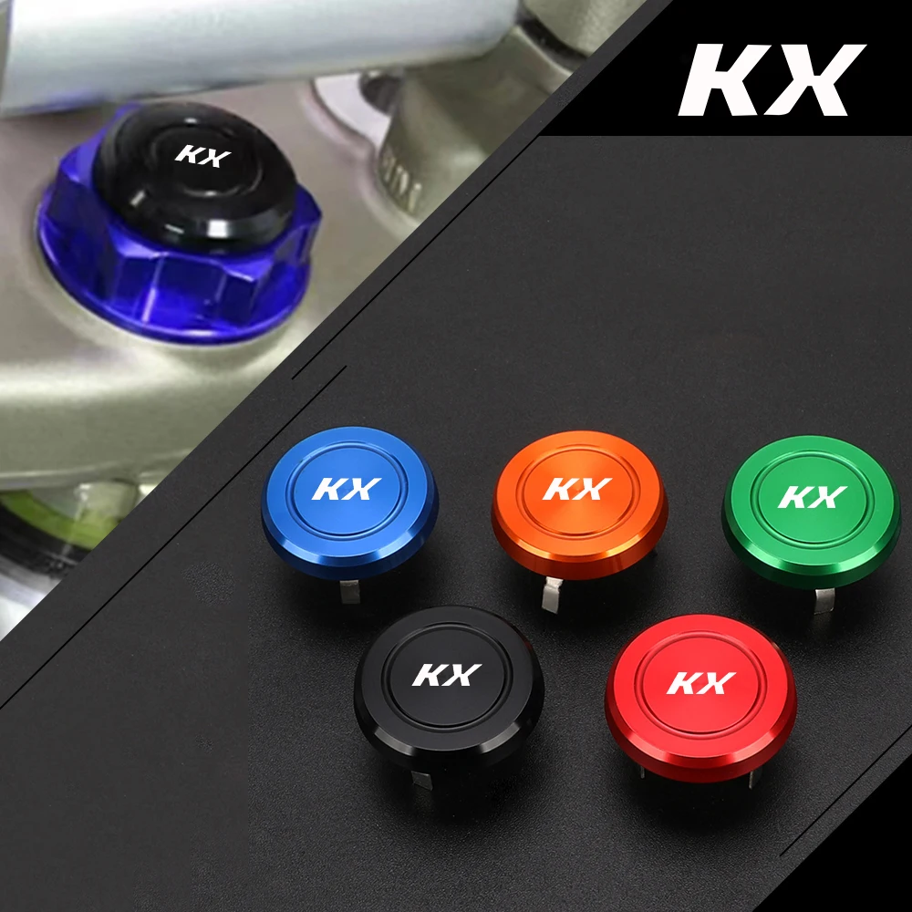 

Motorcycle Accessories Steering Stem Nut Cap Decoration Cover For KAWASAKI KX65 KX80 KX85 KX125 KX250 KX250F KX450F KX 65 80 85