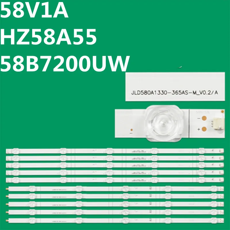 Tira LED para 58V1A, 58R6000FM, 58R6E, 58H6570G, 58H6550E, 58G6550E, 58DUS83, CRH-BK58S13030T051087D, HD580S1U91-L1, HD580S1U02-L1, Novo