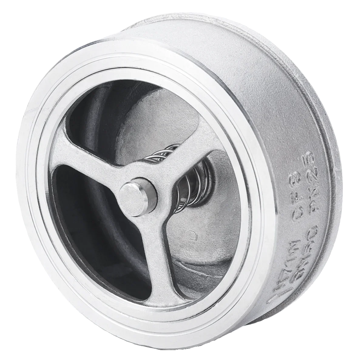 

Soft seal check valve 304 silicone PTFE muffler clip check valve H71X water pump