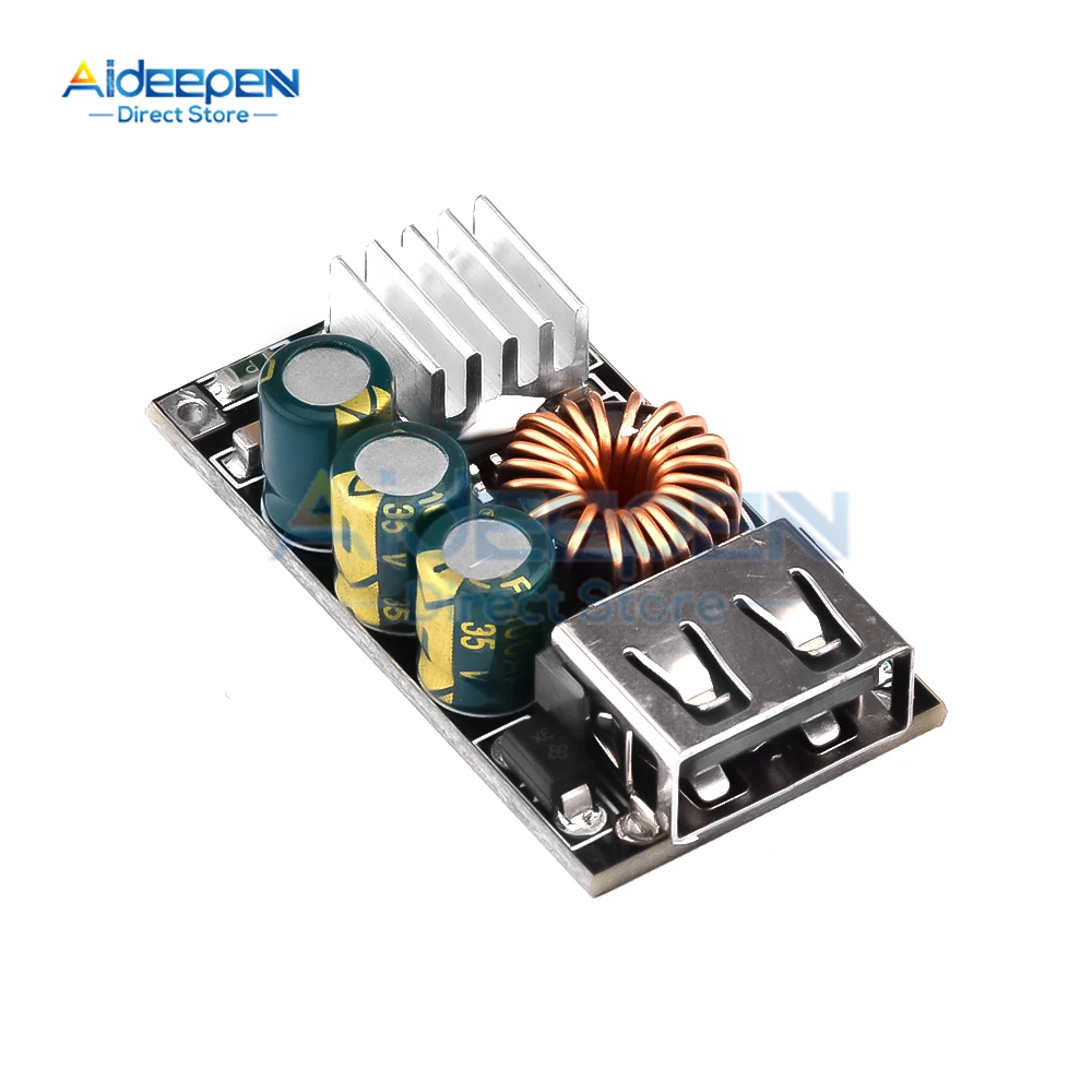 QC3.0 For Apple Huawei MTK Samsung DIY Fast Charger DC 10-30V Step-down Module for Emergency Charging of Mobile Phone