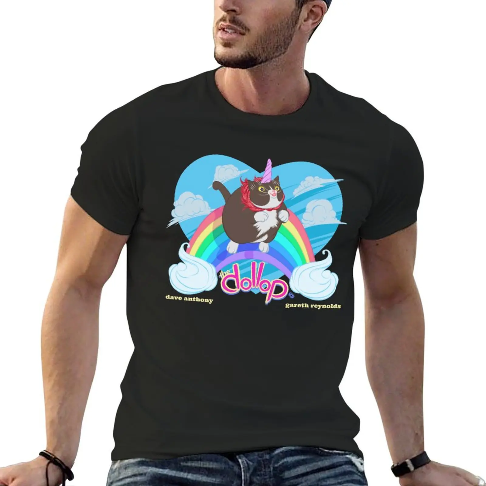 

DOLLOP - Josénicorn T-Shirt tees man clothes anime clothes kawaii clothes black t-shirts for men